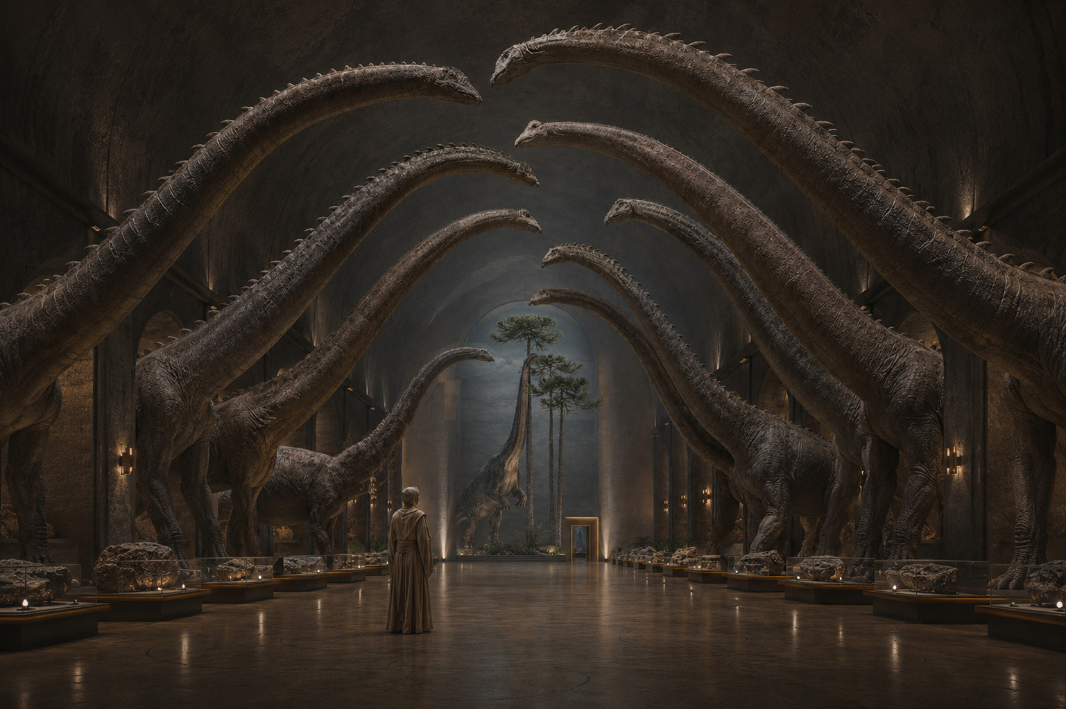 The great sauropod hall at Memory