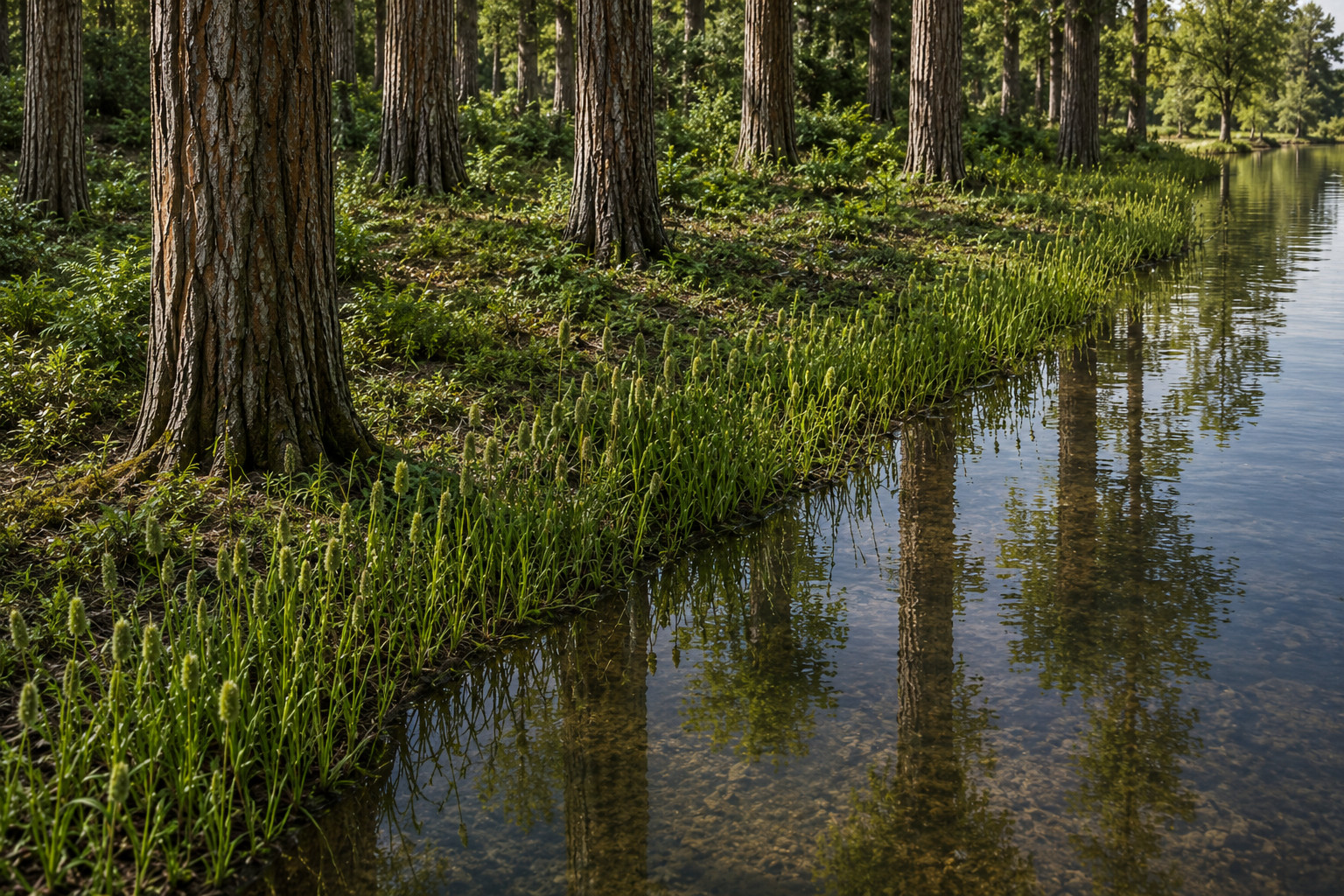 The first grasses