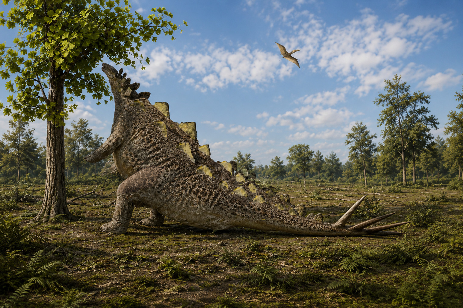 A Cretaceous stegosaur