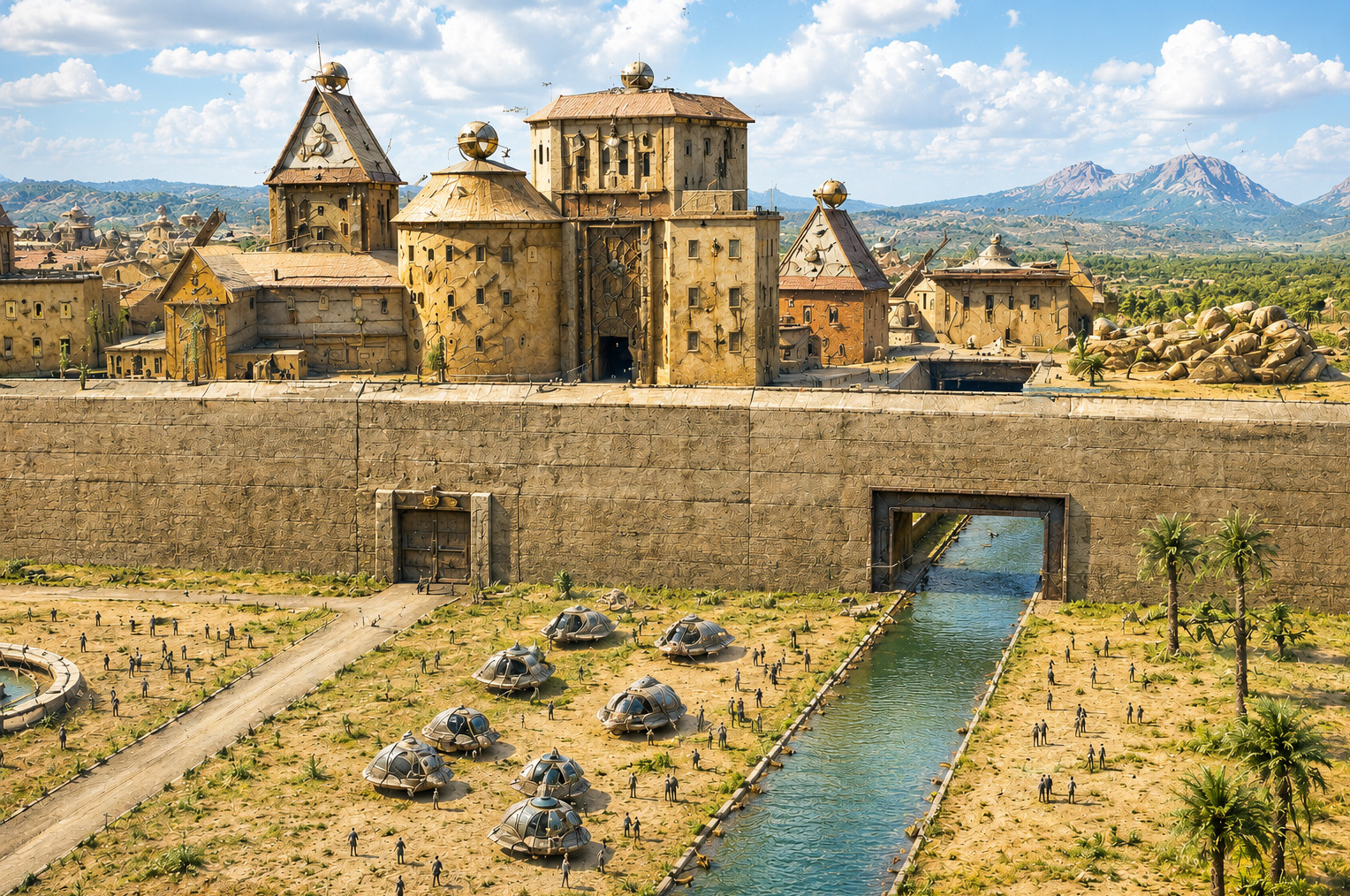 A camp of Ouranos