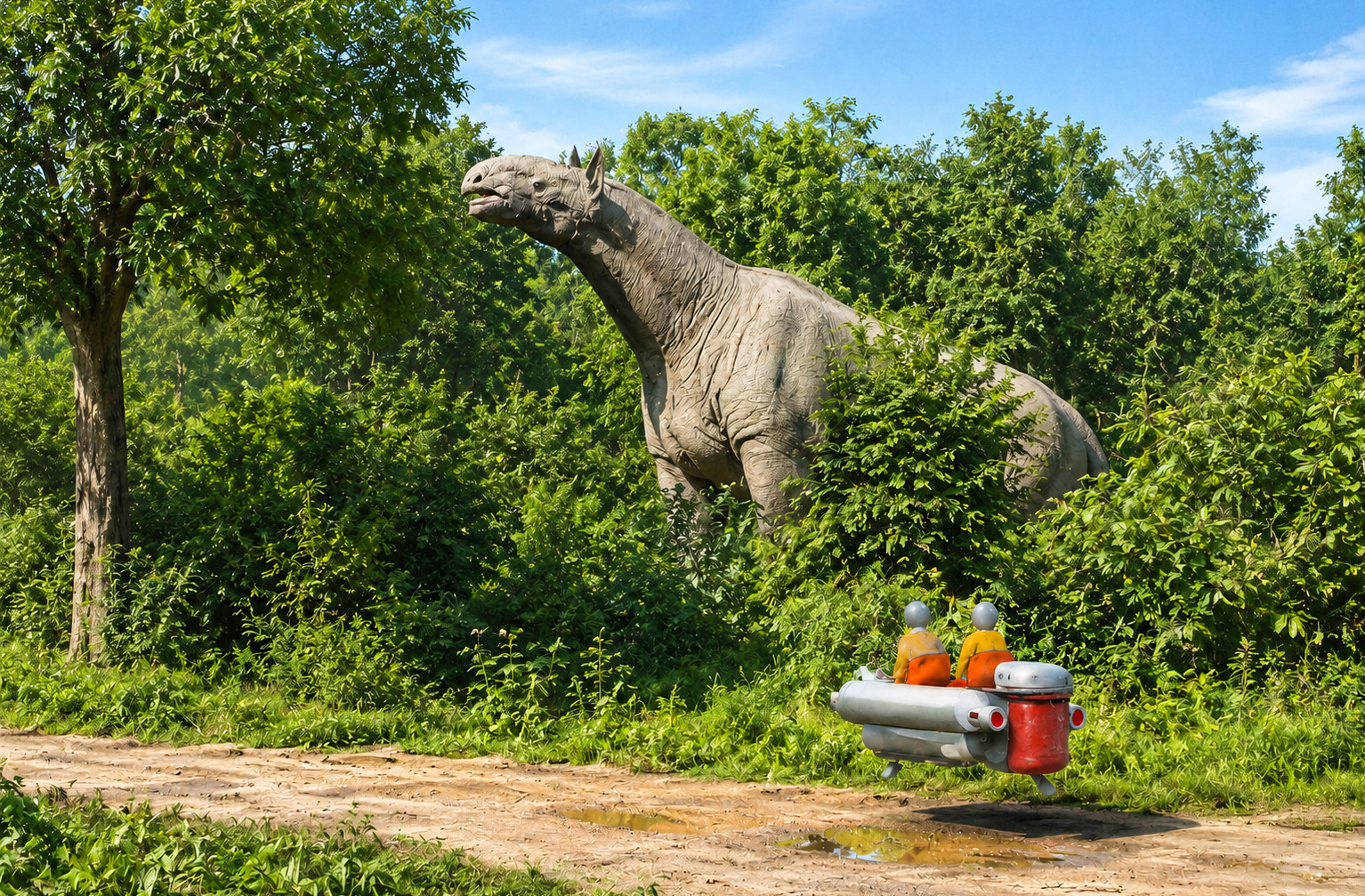 Paraceratherium and gatherers