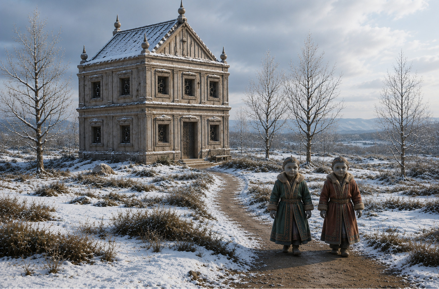 Gatherers in the colder Pliocene world