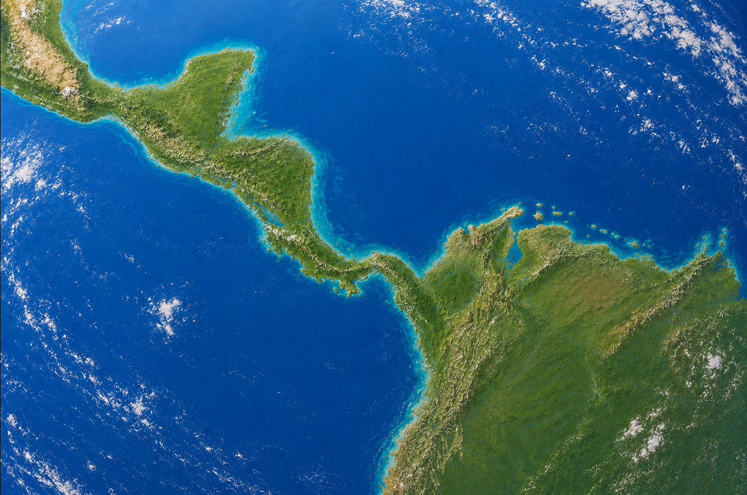 Central America and northern South America