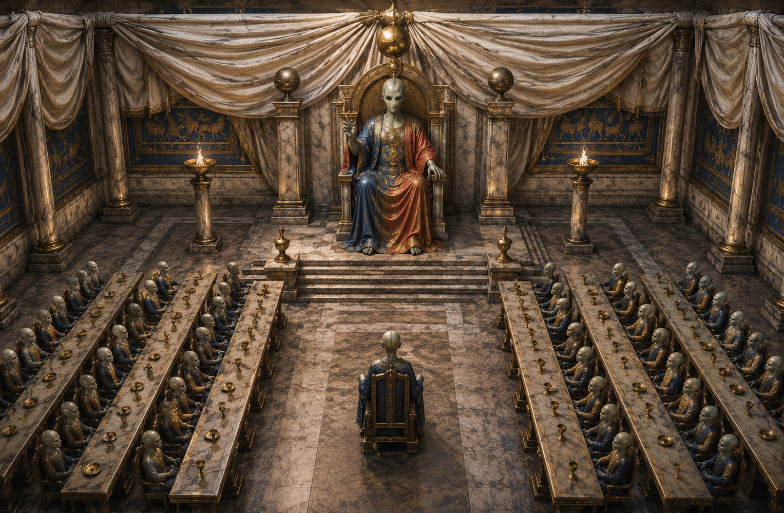 Ouranos addresses his emergers
