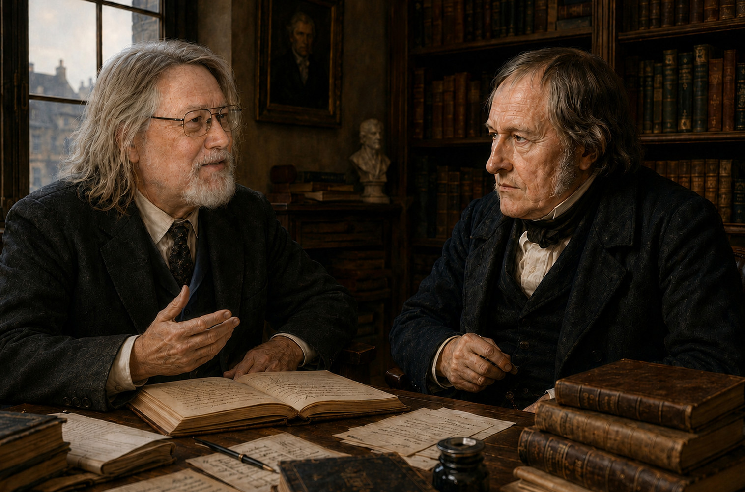 The visitor visits Hegel