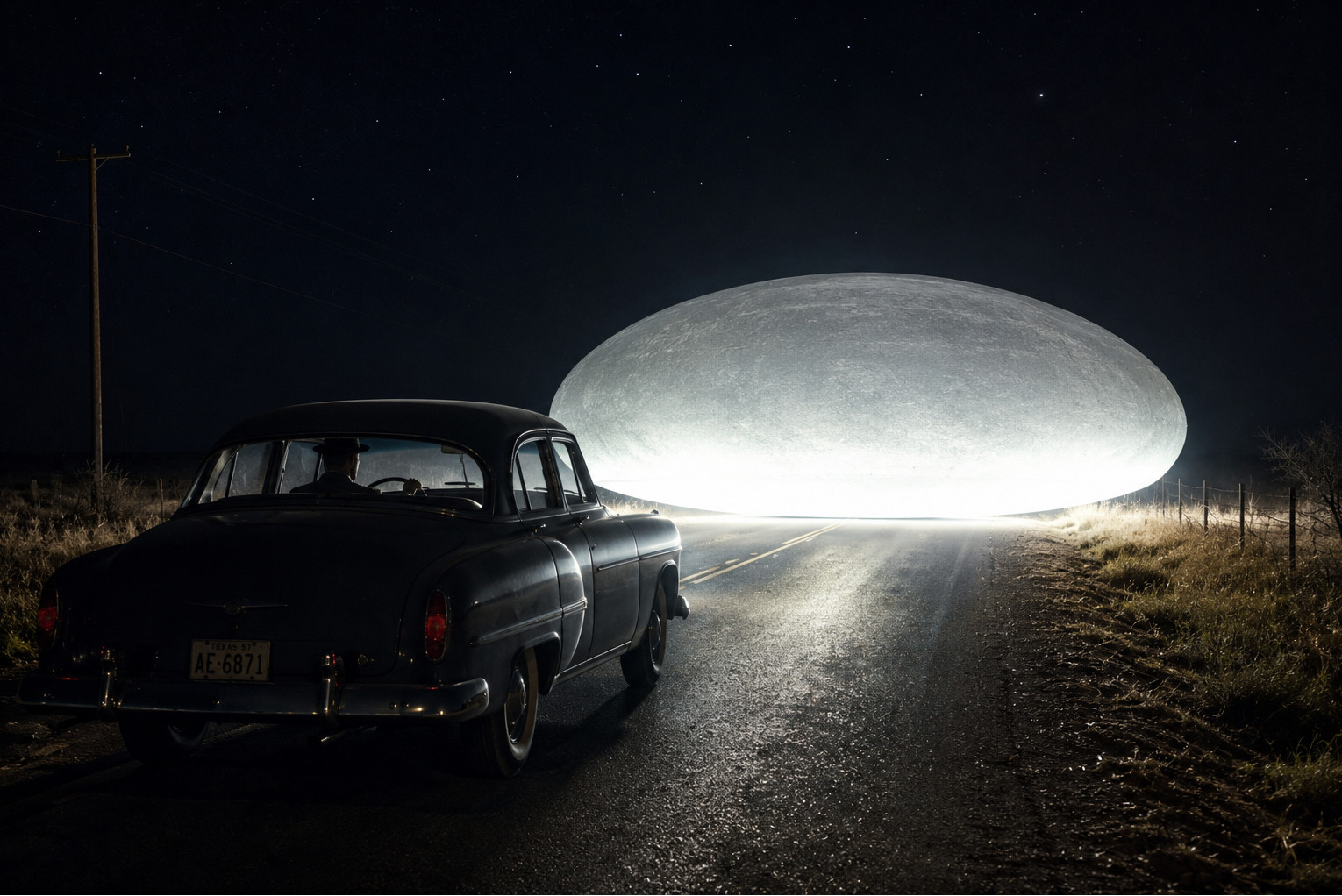 Reconstruction of the 1957 Levelland encounter