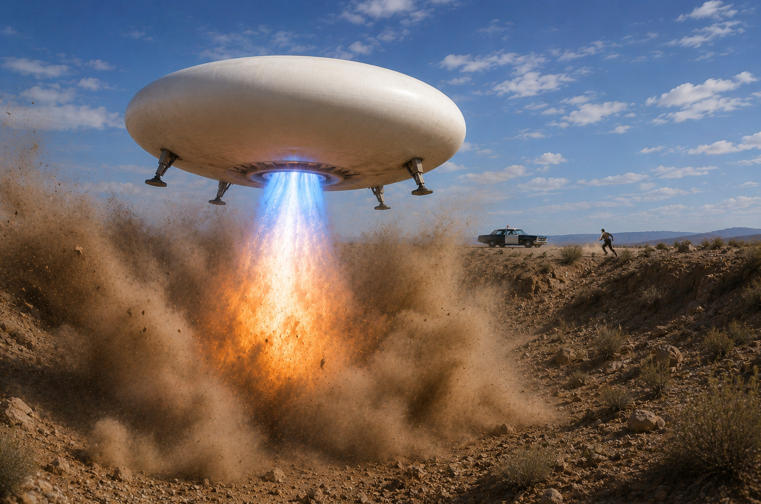 Reconstruction of Lonnie Zamora's Socorro encounter
