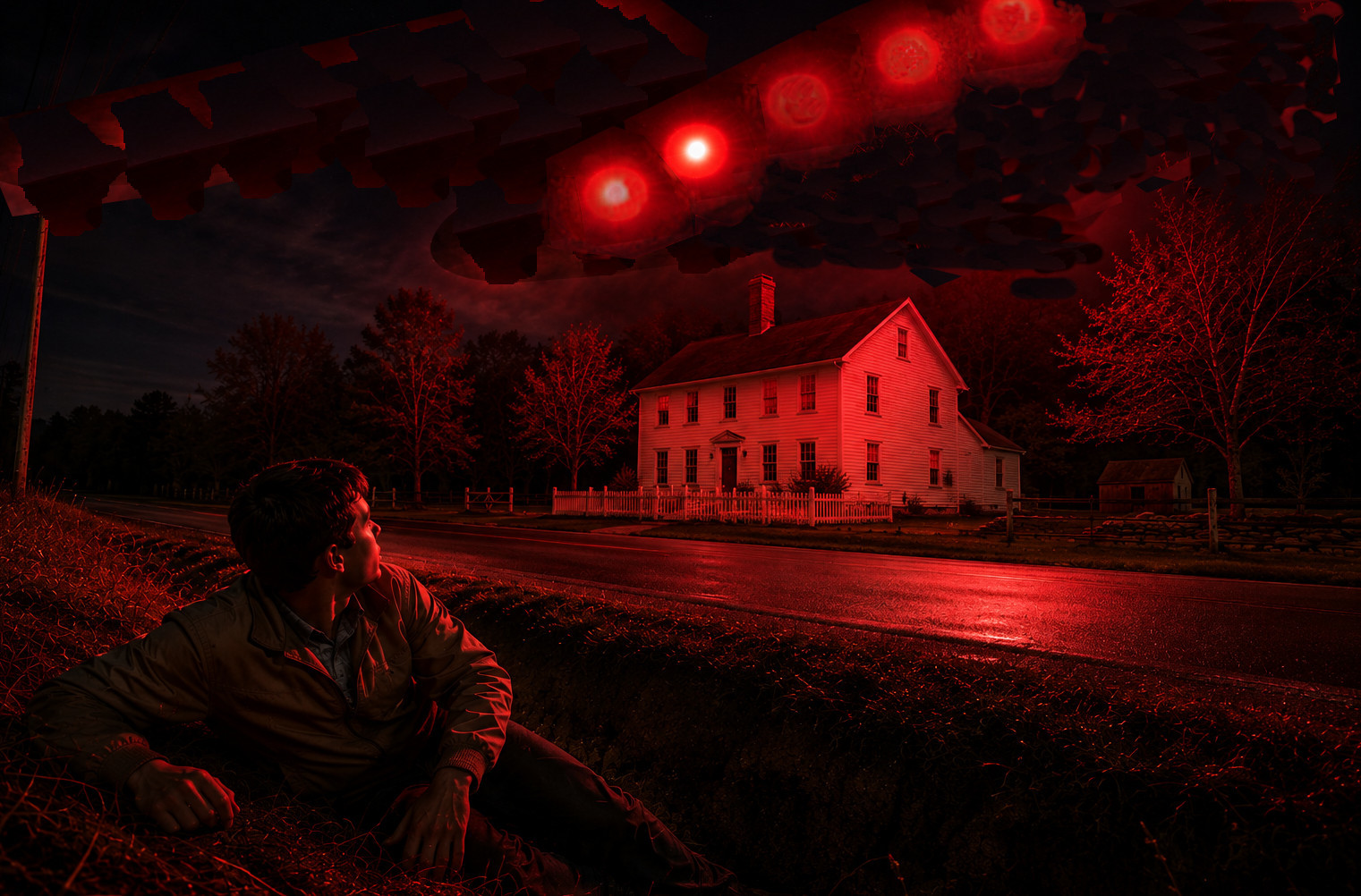 Reconstruction of Norman Muscarello's Exeter sighting