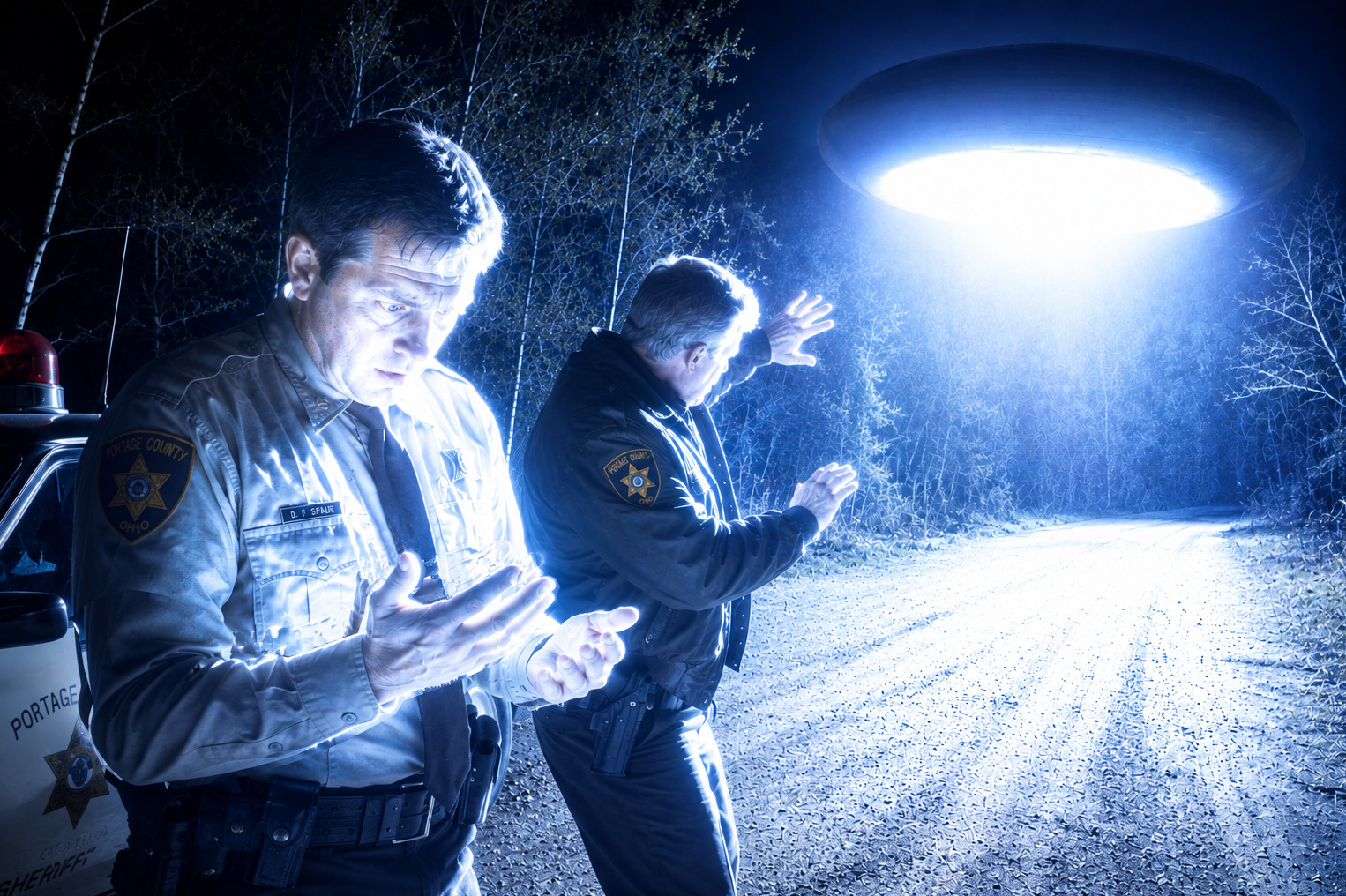 Reconstruction of the beginning of the Portage County police pursuit