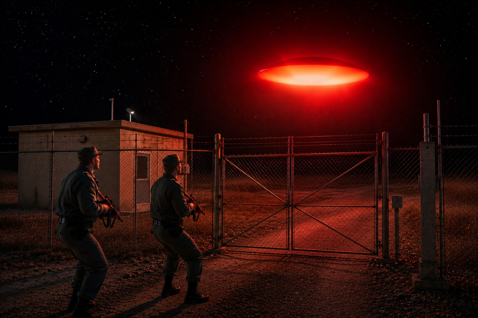 Reconstruction of a glowing object near a Malmstrom missile facility