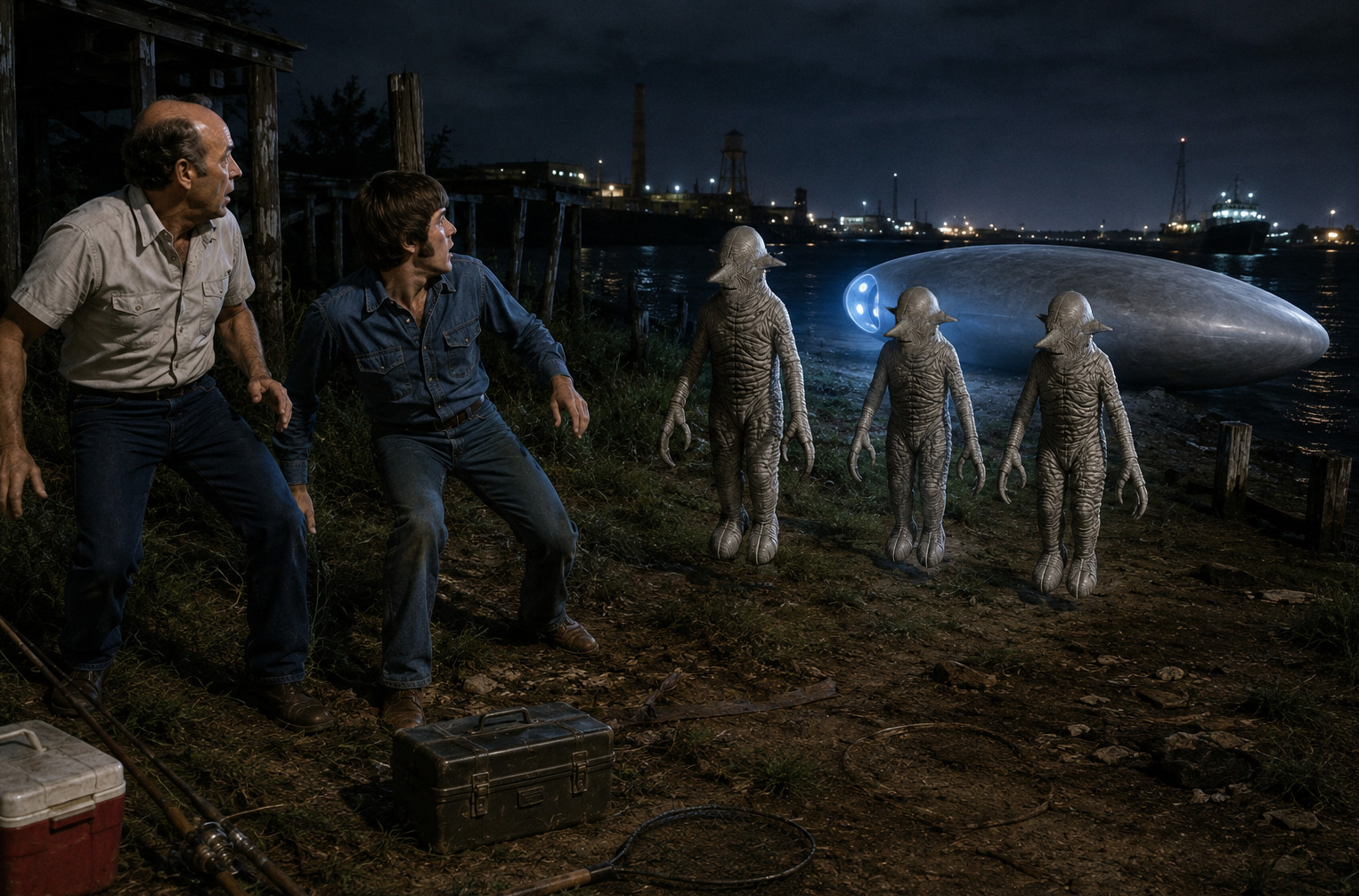 Reconstruction of the Pascagoula encounter