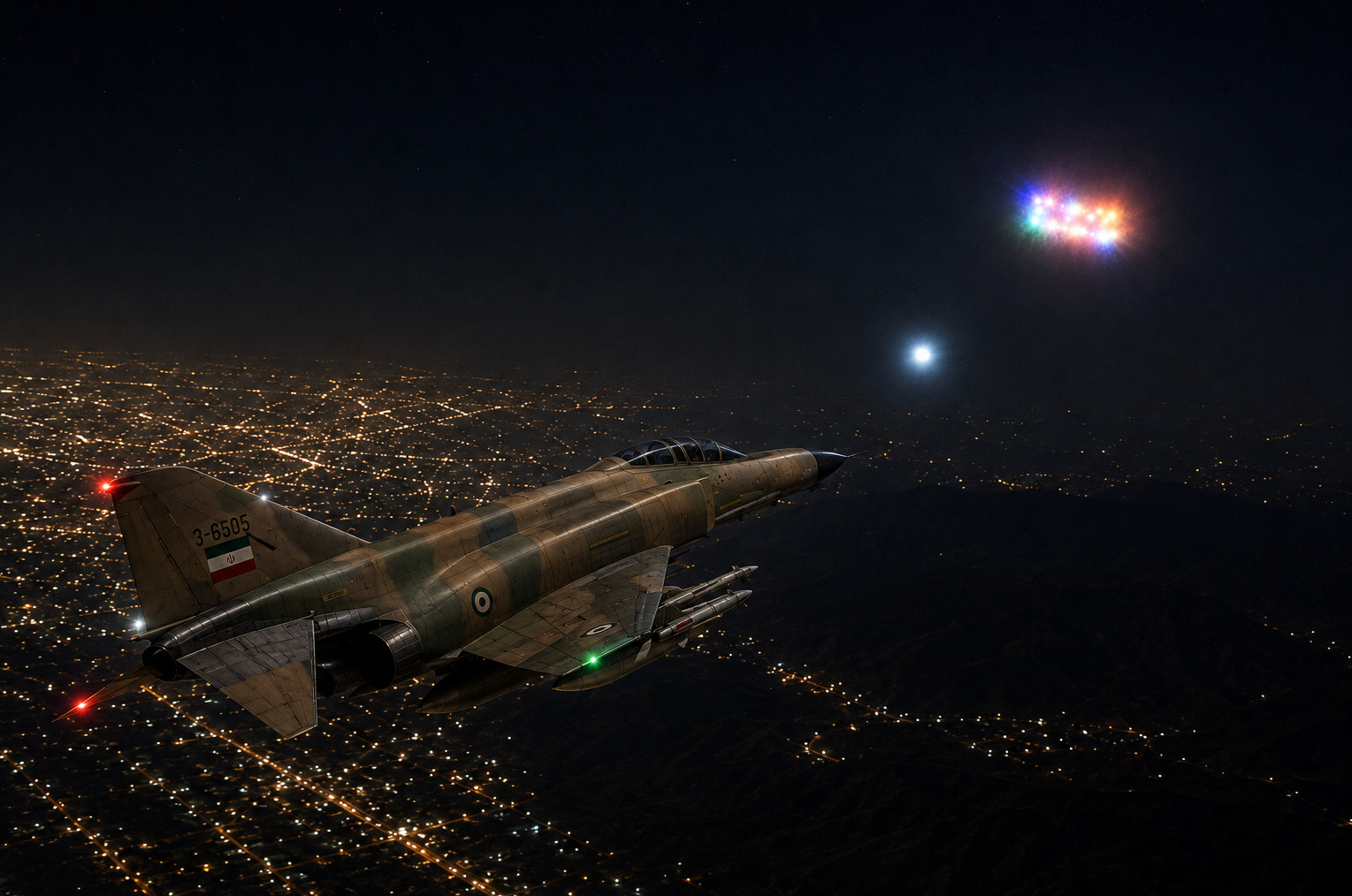Reconstruction of the 1976 Tehran F-4 UFO encounter
