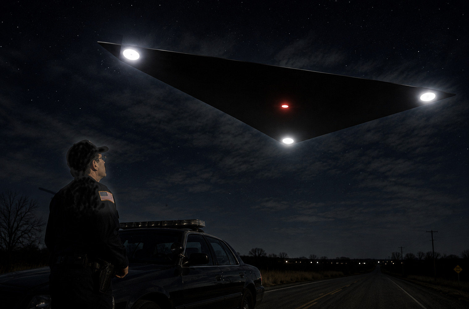 Reconstruction of Officer Ed Barton's southwestern Illinois sighting