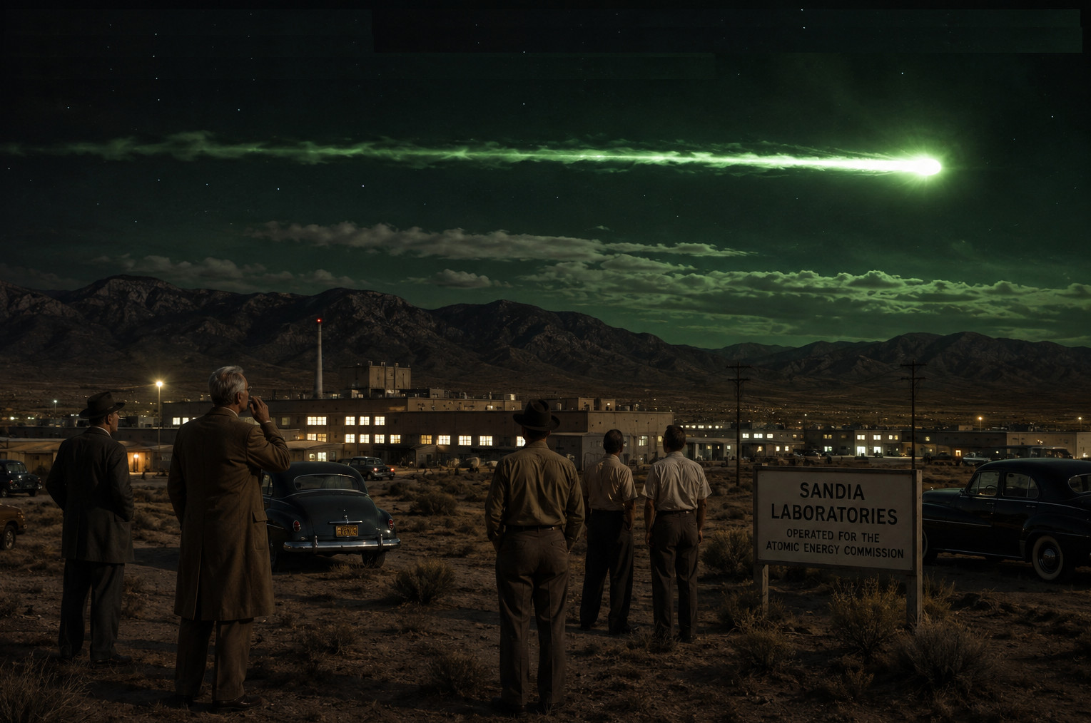 Reconstruction of a green fireball over New Mexico