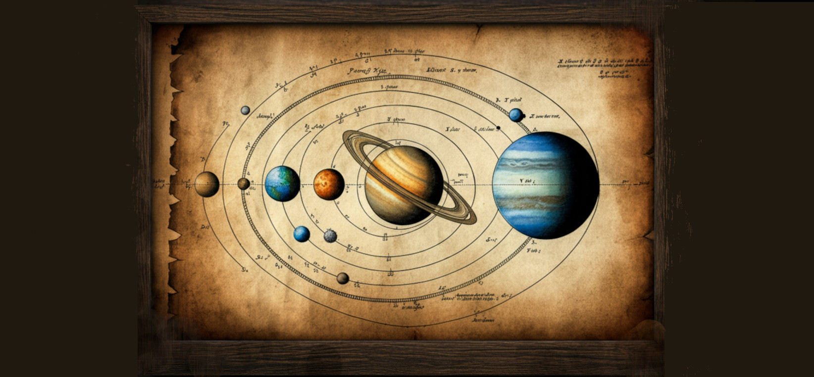 a map of the solar system