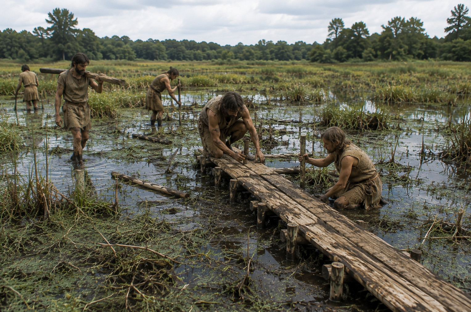 Building a Neolithic trackway
